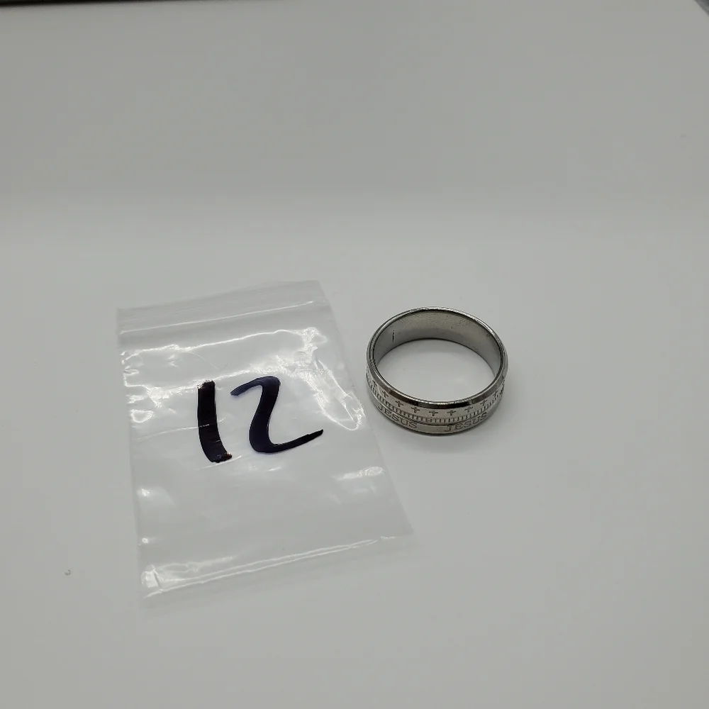 Jesus Stainless Steel Ring #12 size 12